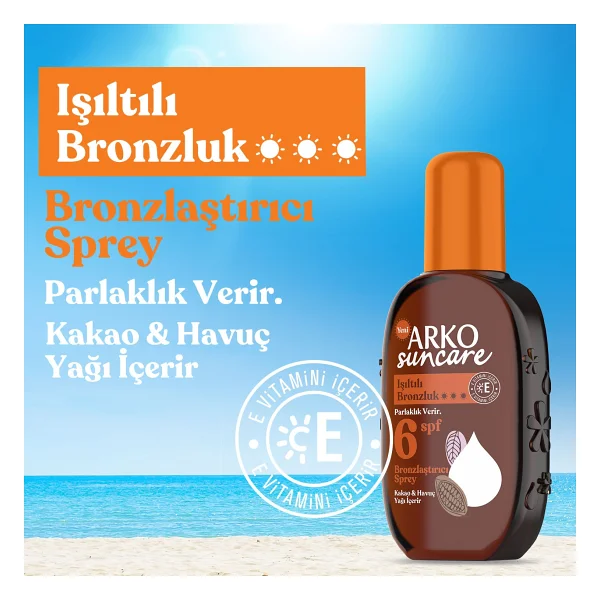 Arko Suncare 6 Faktör Bronzlaştırıcı Yağ 220 Ml - Görsel 6