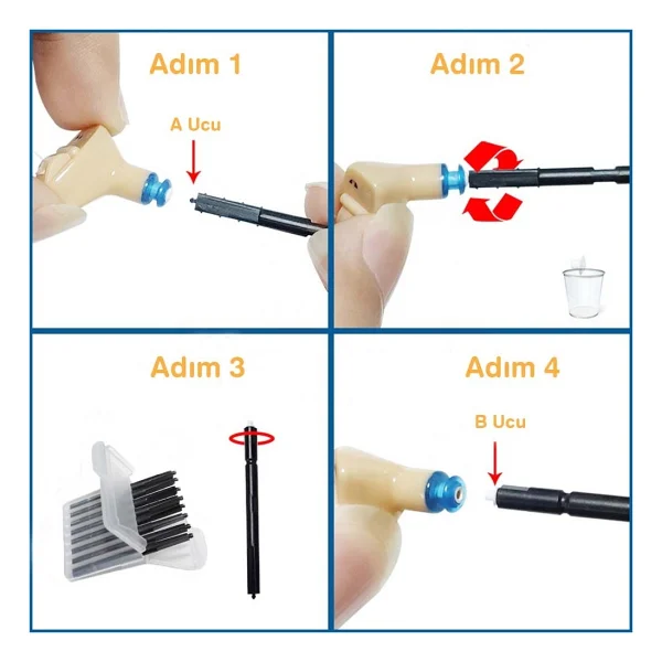 Widex Uyumlu Şeffaf Filtre, Yesmed Çubuk Filtre Widex Kulak İşitme Cihazı Uyumlu (1 Paket=8 Adet) - Görsel 5