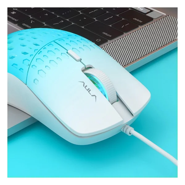 Aula S11 Pro Mavi RGB Optik Kablolu Oyuncu Mouse - Görsel 2