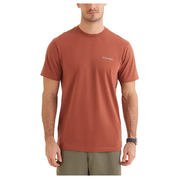 Columbia Csc Basic Logo Brushed Cs0282-229 Kiremit Kısa Kollu Bisiklet Yaka Erkek Tişört - Görsel 2