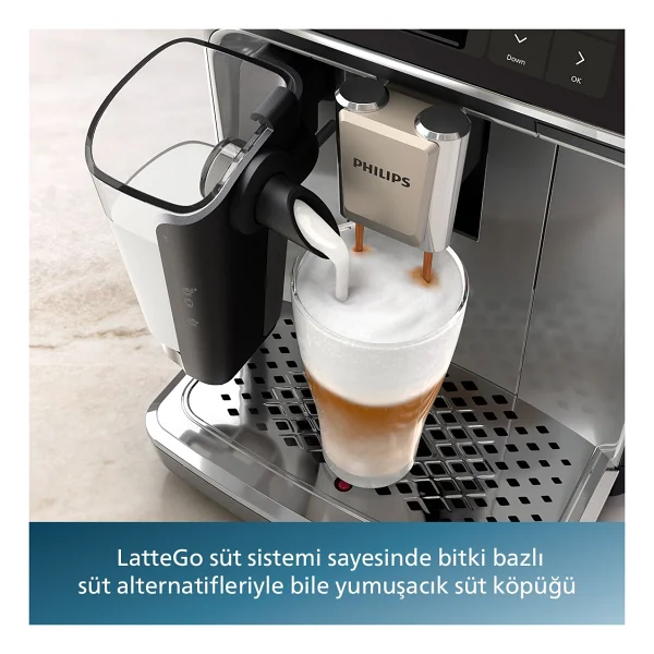 Philips 4400 Serisi Lattego Ep4446/70 Tam Otomatik Espresso Makinesi - Görsel 3