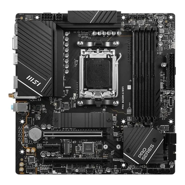Msı Pro B650m-A Wi-Fi AMD Am5 DDR5 Micro Atx Anakart - Görsel 2