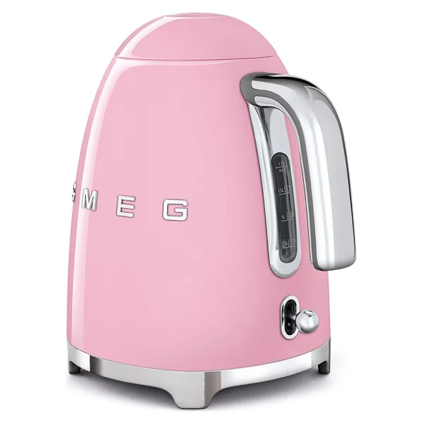 Smeg Pembe Kettle Klf03pkeu 1,7 Lt Hızlı Isıtma Ve Şık Tasarım İle Çelik Su Isıtıcı - Görsel 5