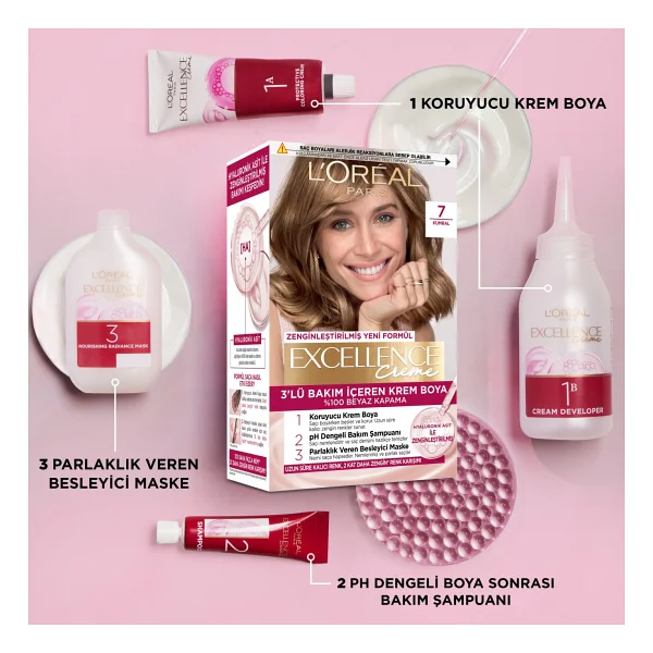 L'oreal Paris Excellence Creme 3 Koyu Kestane Saç Boyası - Görsel 8