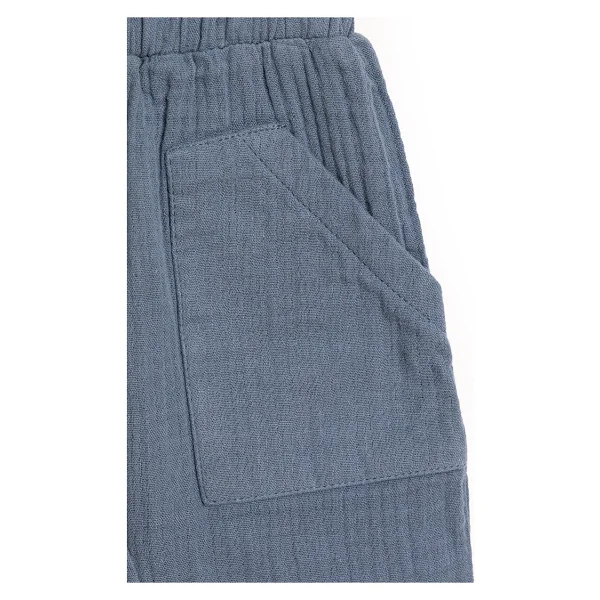 Hellobaby Basic Müslin Pantolon Erkek Bebek - İndigo - 1 Yaş - Görsel 3
