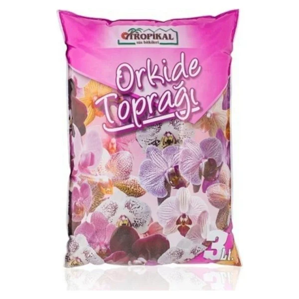 Tropikal Orkide Toprağı ( 3 Litre ), Vitaminli Orkide Toprağı, Orkide Çiçeklendirme Toprağı Orkide-Toprak - Görsel 2