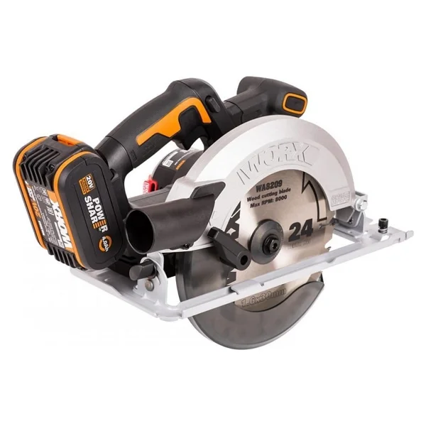Worx Li-Ion Kömürsüz Profesyonel Daire Testere 20VOLT 4.0AH - Görsel 2