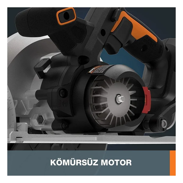 Worx Li-Ion Kömürsüz Profesyonel Daire Testere 20VOLT 4.0AH - Görsel 4