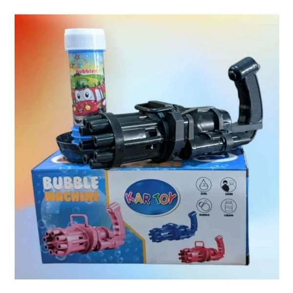 Kartoy Köpük Tabancası Bubble Machine (Pembe) - Görsel 3