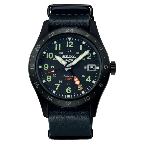 Seiko 5 Sports Field Ssk025 Deri Kordon Erkek Kol Saati - Görsel 6