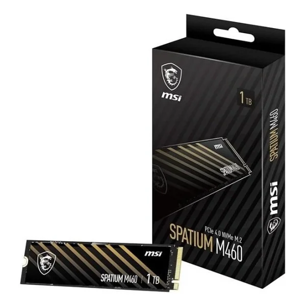 Msı Spatium M460 Pcı-Express 4.0 1 TB M.2 SSD - Görsel 6