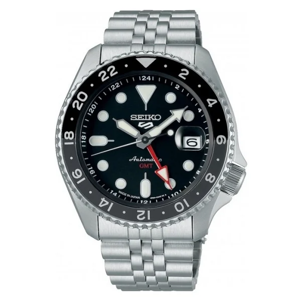 Seiko 5 Sports Skx Ssk001 Çelik Kordon Siyah Erkek Kol Saati - Görsel 5