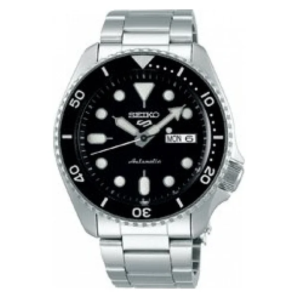 Seiko 5 Sports Skx Srpd55k Çelik Kordon Siyah Erkek Kol Saati - Görsel 4