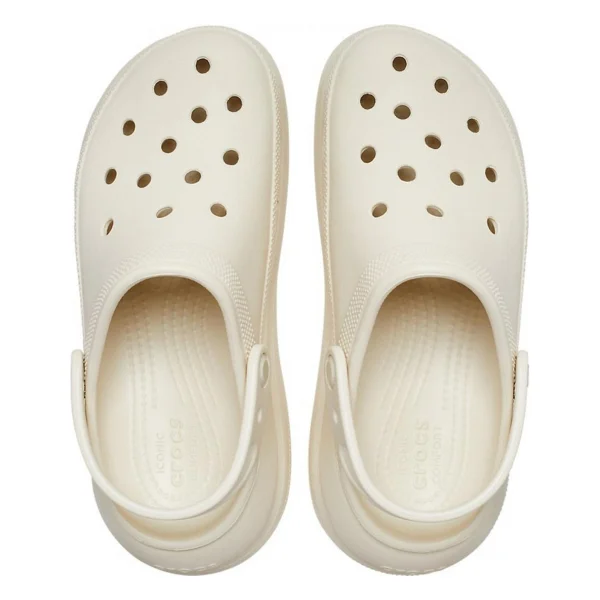 Crocs Classic Crush Clog 207521-2y2 Krem Terlik - Görsel 3