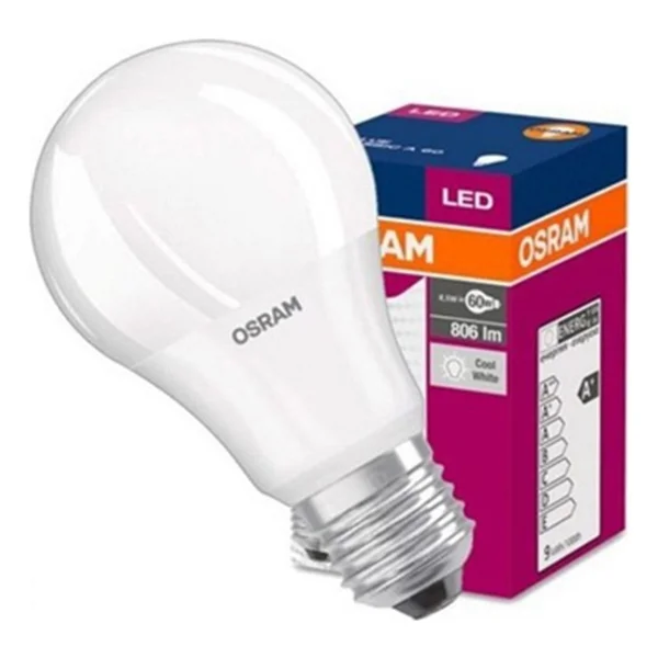 Osram Value Beyaz Işık 8.5 W-60 W E27 10'lu LED Ampul - Görsel 2