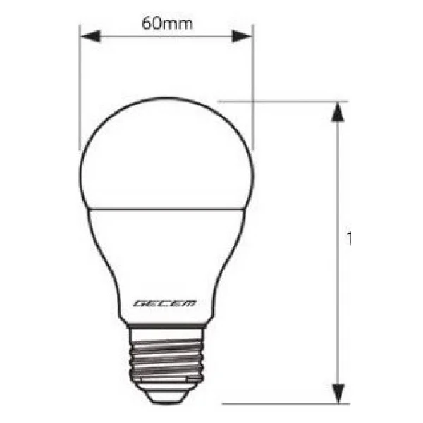 Osram Value Beyaz Işık 8.5 W-60 W E27 10'lu LED Ampul - Görsel 3