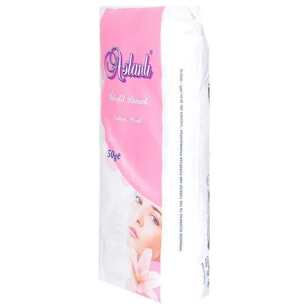 Aslanlı 50 Gr İdrofil Pamuk - Görsel 3