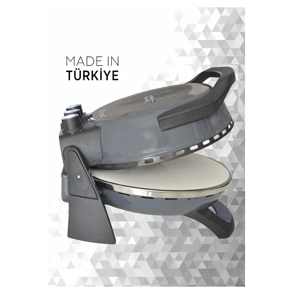 Erato Taşfırınım Antrasit Pizza Makinesi - Görsel 8
