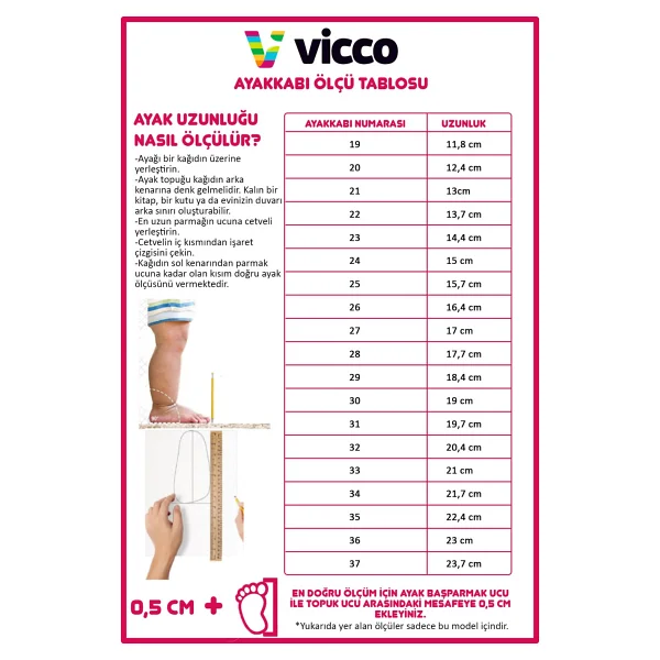 Vicco Uki 950.E24y.166-01 Lacivert İlk Adım Ayakkabısı - Görsel 5