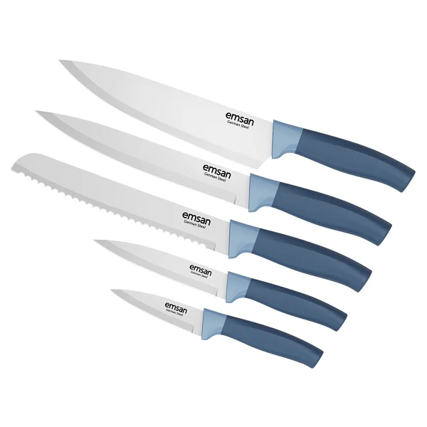 Emsan Royal German Steel 6 Parça Standlı Bıçak Seti - Görsel 5