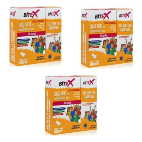 Bitex Şampuan Ve Bit Spreyi - Saç Biti Ve Yumurtalarına Karşı Etkili 150 Ml + 100 Ml Bitkisel Formül, Paraben İçermez - Görsel 3