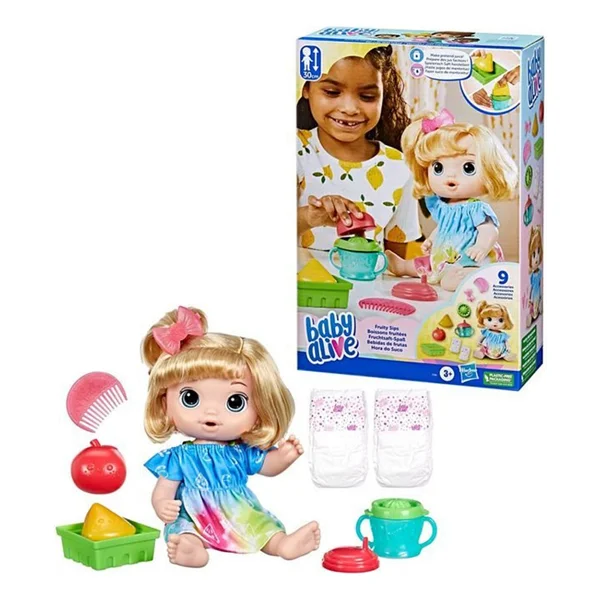 Baby Alive Bebeğimle Eğlenceli Yudumlar Sarışın F7356 - Görsel 2