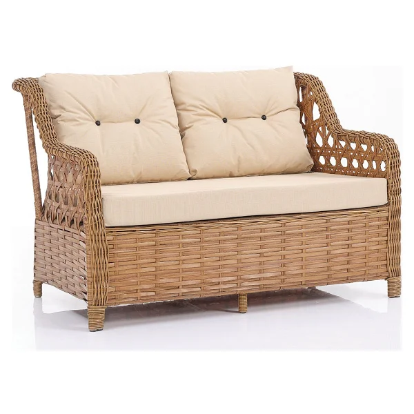 Evdemo Eren Rattan 2+1+1+Camlı Masa Kahverengi Bahçe Balkon Takımı - Görsel 2