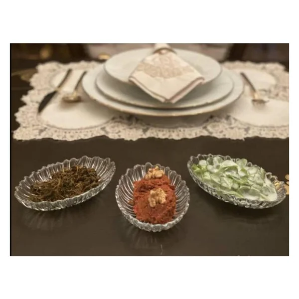 Paşabahçe Aurora 10545 3'lü 15 Cm Oval Servis Tabağı - Görsel 4