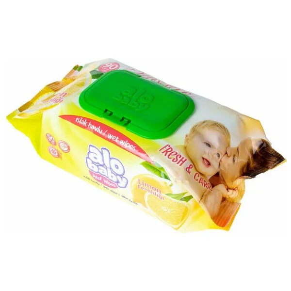 Alo Baby Alobaby 12 Paket Alo Baby Islak Mendil Ekonomik 90 Li - Görsel 2