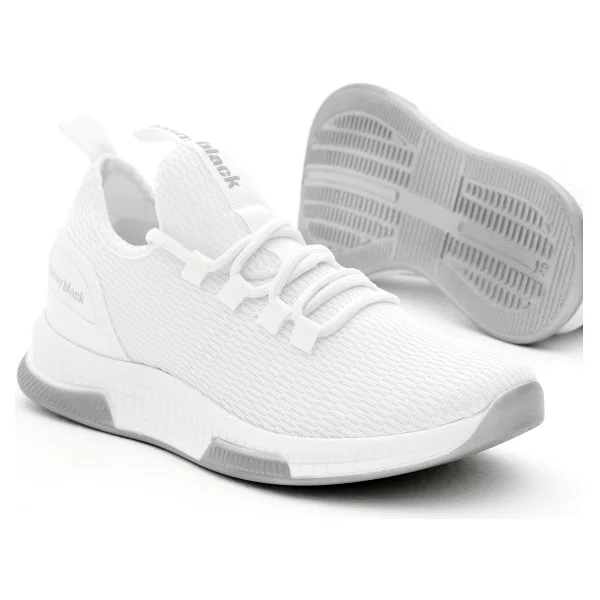 Tonny Black Unisex Füme Nefes Alabilen Kumaş Poli Taban Bağcıklı Spor Ayakkabı - Görsel 8