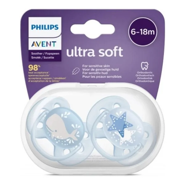 Philips Avent Scf223/03 Ultra Soft Erkek 6-18 Ay 2'li Emzik - Görsel 5