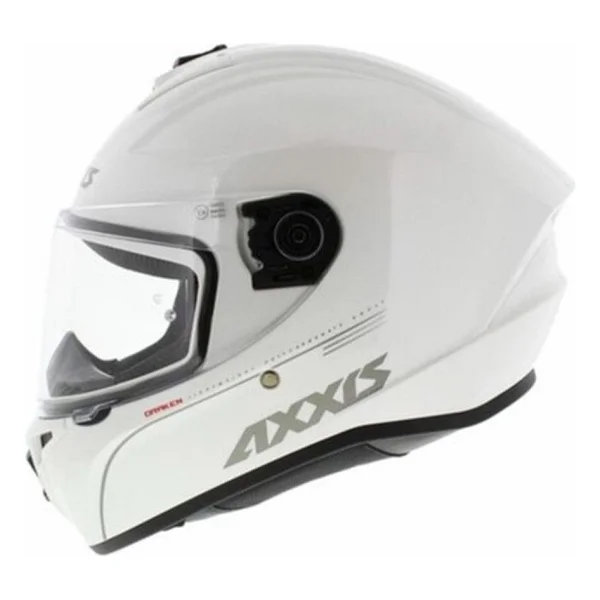 Axxis Draken S Solid Beyaz Full Face Motor Kaskı - Görsel 10