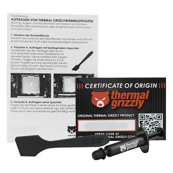 Thermal Grizzly Tg-A-001-Rs Aeronaut 1 Gr Termal Macun - Görsel 5
