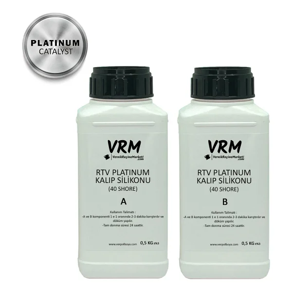VRM Vernikrecinemarketi RTV-2 Platinum Kalıp Silikonu (40 Shore) 1 Kg