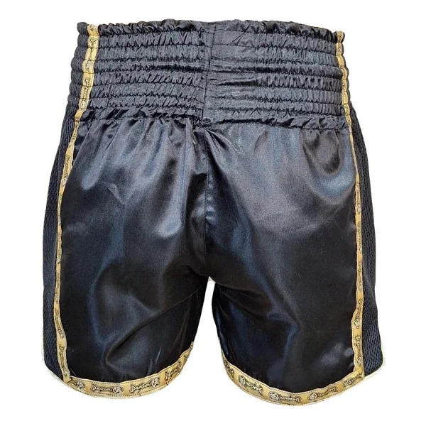 Dragondo Mt3090 Muay Thai Şortu Nakışlı Muay Thai Şort - Siyah - Görsel 4