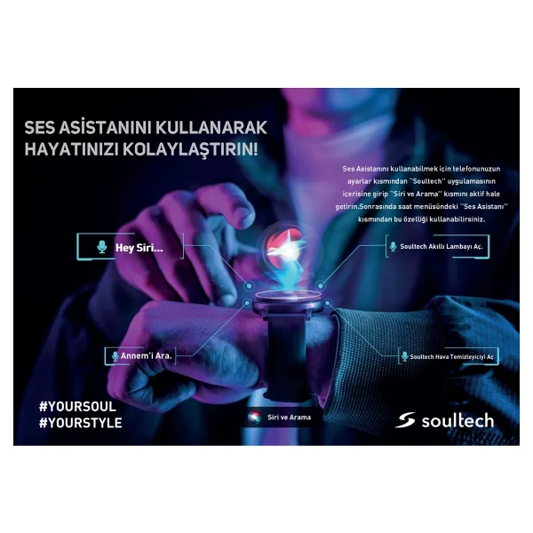 Soultech Soulfit Sw002s Siyah Akıllı Saat - Görsel 4