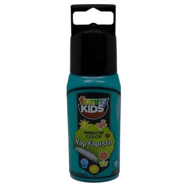 Funny Kids Yap Yapistir Set Turkuaz Yesil 60cc - Görsel 2