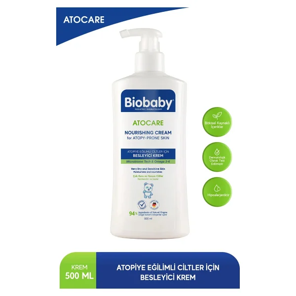 Biobaby Atocare Besleyici Krem 500 Ml - Görsel 2