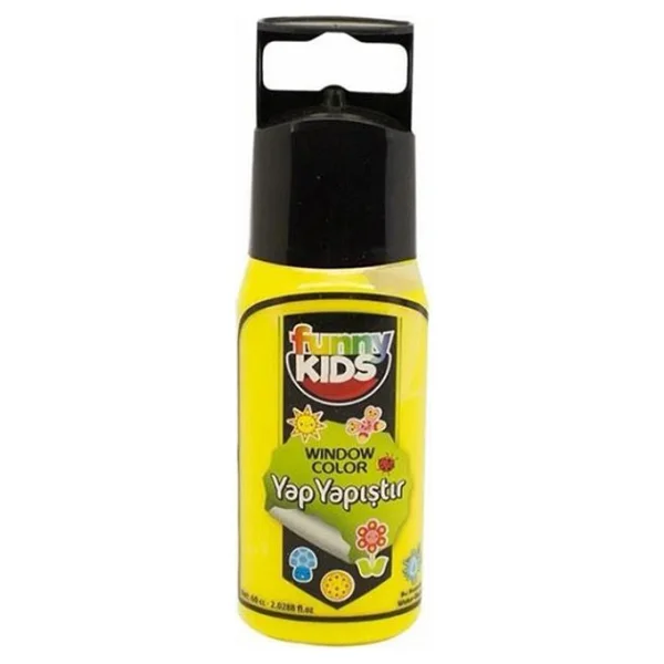 Funny Kids Yap Yapistir Set Neon Sari Neon Yesil - Görsel 2