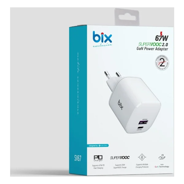 Bix Av67 67 W Hızlı Şarj Adaptörü - Görsel 8