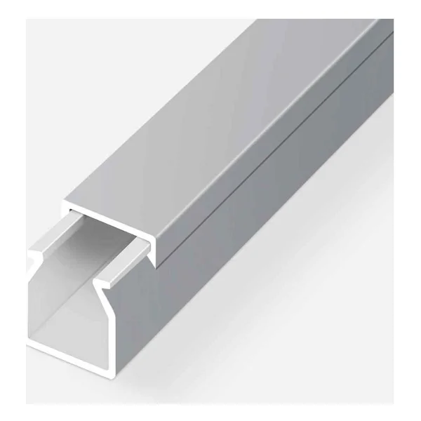 Mutlusan Kablo Kanalı 2 Metre Metalik Gri 25x25 Mm - Görsel 2