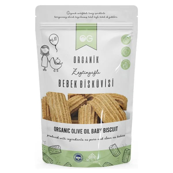 Og Natural Organik Bebek Bisküvisi 300 Gr +6 Ay İçerik: Organik Zeytinyağı Ve Tam Buğday - Hediyesiz - Görsel 6