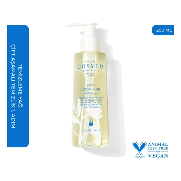 Cosmed Atopia 200 Ml Yüz Ve Vücut Temizleme Yağı - Görsel 5