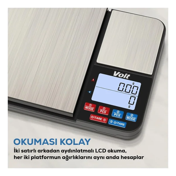 Voit Colorful Bluetooth Dijital Akıllı Baskül - Görsel 5