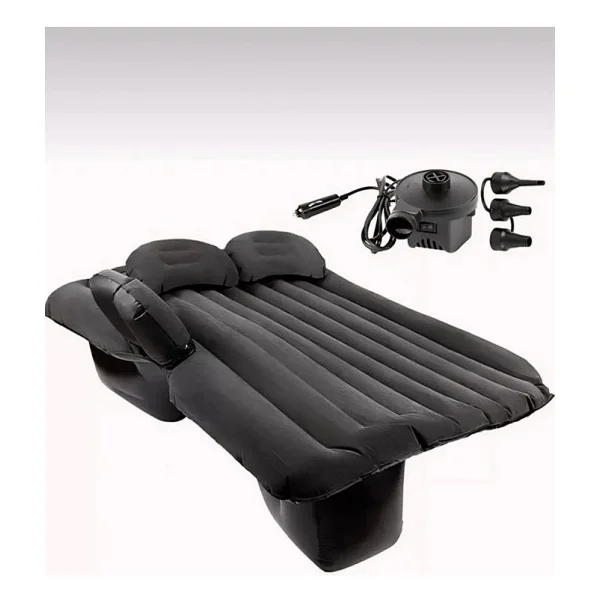 Trend Maison Black Island Araç Içi Şişme Yatak Araba Arka Koltuk Yatağı Siyah 130x80 Cm + Pompa - Görsel 7