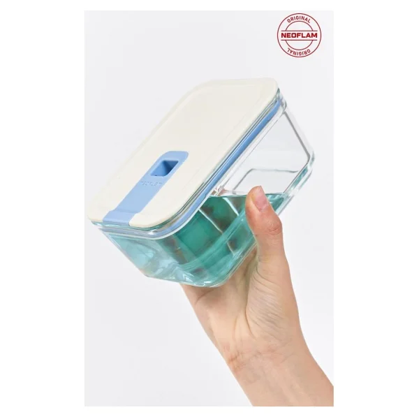 Neoflam Perfect Seal 1600 Ml Dikdörtgen Cam Saklama Kabı - Görsel 5