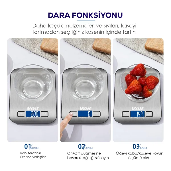 Voit Colorful Bluetooth Dijital Akıllı Baskül - Görsel 2