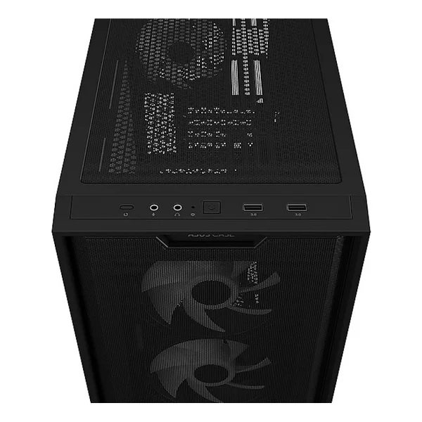Asus A21 Plus Argb Fanlı Siyah Micro Atx Oyuncu Kasası - Görsel 5