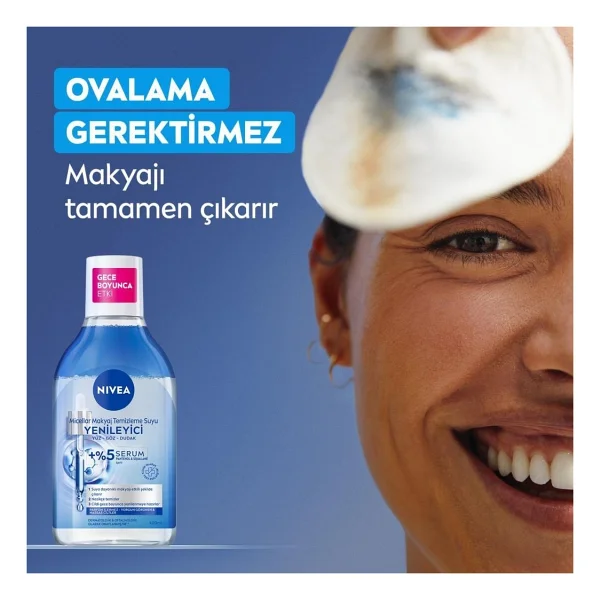 Nivea Yenileyici 400 ml Makyaj Temizleme Suyu - Görsel 9