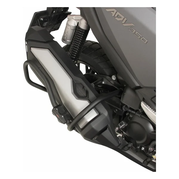 Gp Kompozit Honda Adv 350 2023-2024 Uyumlu Egzoz Koruma Demiri Siyah - Görsel 4